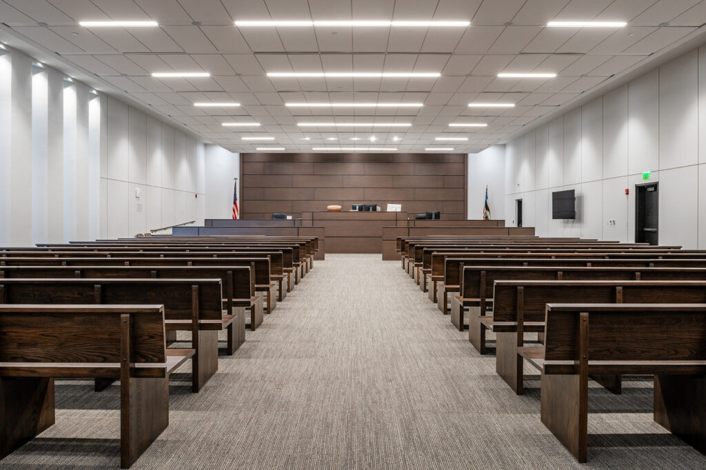 Knoxville Public Safety Renovation Exterior Courtroom