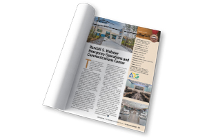 Magazine page of the 2023 Officer.com Award to Horry County 911 & EOC.