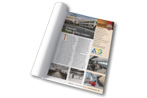 Magazine page of the 2024 Officer.com Award to Knoxville Public Safety Complex.