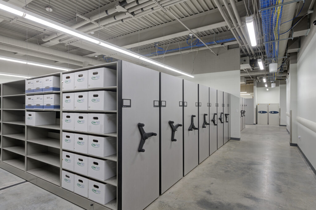 Idaho Falls Police Headquarters evidence storage.