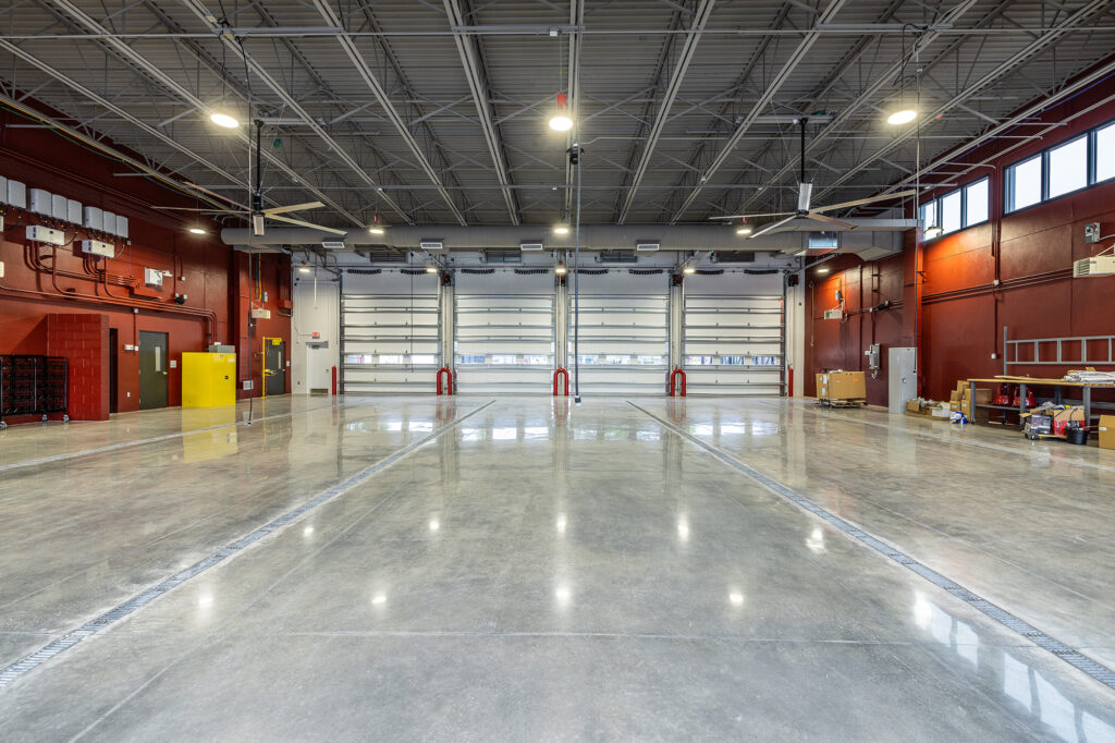 Orlando Fire Station No. 11 apparatus bays.