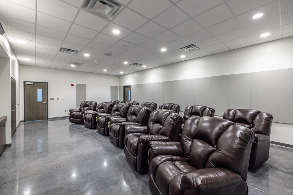 Orlando Fire Station No. 11 day room.